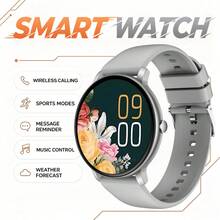 QAGSFLC Smartwatch, Smartwatch Olahraga dengan Tali Silikon Nyaman untuk Pria dan Wanita, Versi Terbaru dengan Panggilan Nirkabel, Pedometer, Penghitung Kalori, Pelacak Aktivitas, Berbagai Mode Olahraga, Kontrol Kamera Jarak Jauh, Kontrol Pemutaran Musik, Pengingat Alarm, Notifikasi Pesan, Smartwatch Olahraga Multifungsi, Layar Sentuh Penuh HD 1,53 Inci, Kompatibel dengan Ponsel Sistem Android dan iOS, Cocok Sebagai Hadiah Liburan - MultiWarna - View 12