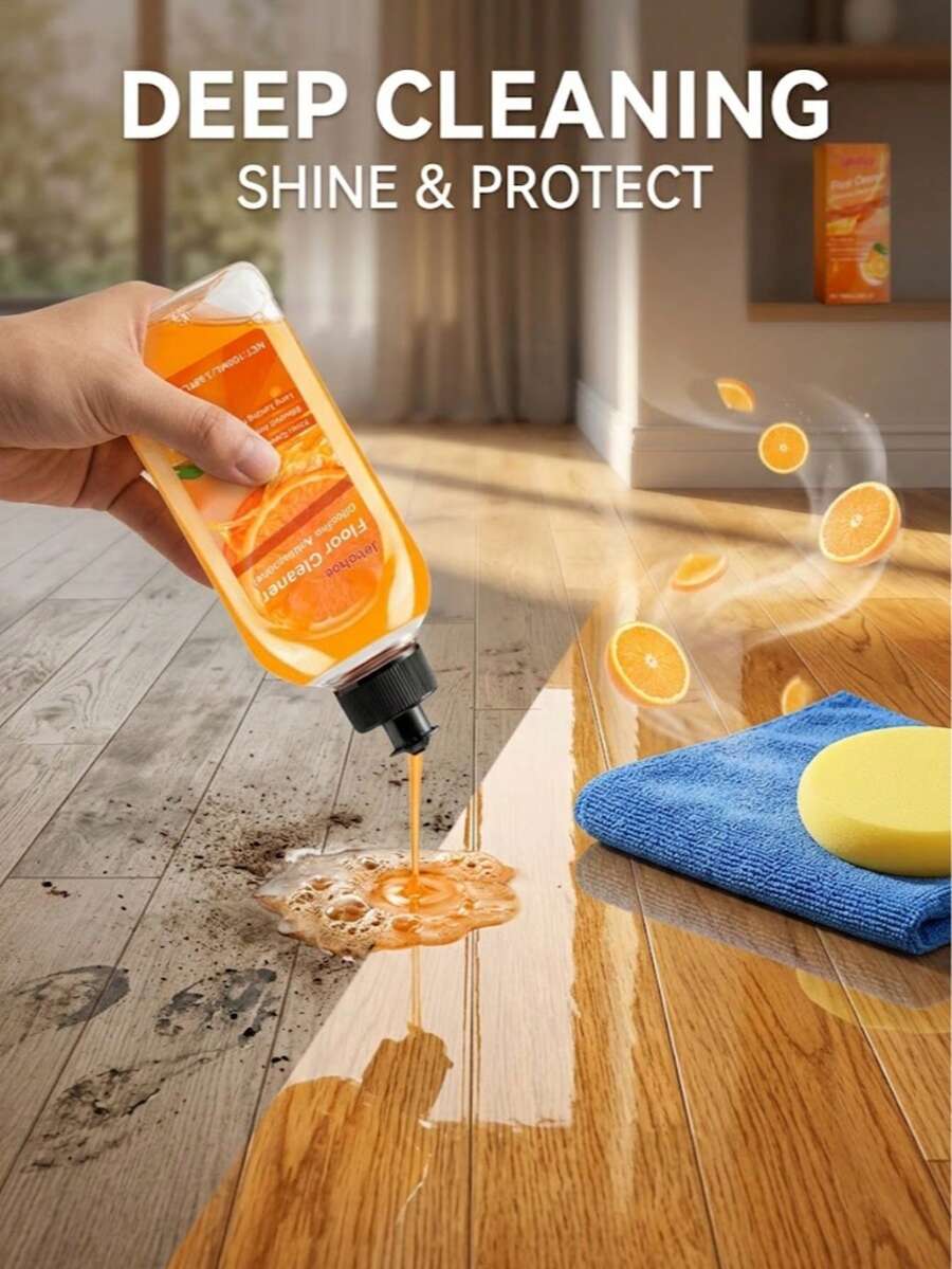 AMZ Floor Cleaner Daily Fresh Dirt Removal Brightening Multi-Material Compatible Floor Care Home Cleaning Solution