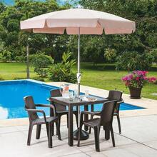 Outdoor Table & Chair Sets - Brown - View 3