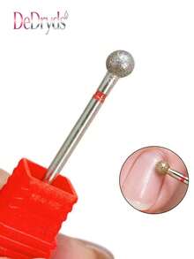 DeDryDS 1pc Russian Cone Diamond Nail Drill Bit, For Cuticle Removal, Electric Nail Drill Accessory - Multicolor - View 8