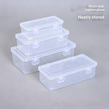 1pc Card Storage Box With 10 Dividers | Card Capacity Top-Load Storage Box Transparent Plastic With Handle And Double Snap Locks PVC-Free TCG Collection Storage For Adult Players - Transparent - View 7