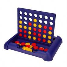 1 Row 4 Pieces Board Game, 4 Pieces In A Row; 2-Player Face-To-Face Competitive Game; Family Parent-Child Interactive Entertainment Toy; Portable Vertical 4-Row; Classic Strategy Board Game; Fun Tabletop Game; Indoor Gathering Game - Multicolor - View 13
