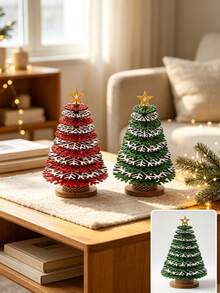 Christmas Tree Decoration, Desktop Decor, DIY Creative Gift, Christmas Decoration Gift, Home Decor, Create Holiday Atmosphere, Best Choice For Christmas Gifts For Family, Friends And Classmates - Multicolor - View 5
