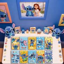 Disney 10pcs Cartoon Stitch Memo Pads, Lilo & Stitch Style, Suitable For School And Office Supplies, Multi-Functional Notebook, Planner, Perfect Party Gift, Holiday Gift For Fans. - Multicolor - View 1