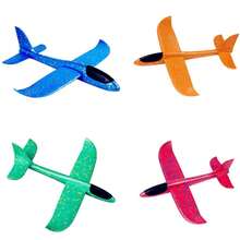 Avión de espuma de 50, planeador de lanzamiento manual, ligero, de espuma EPP, a escala, para volar al aire libre, juguete para niños, regalo de cumpleaños o fiestas. - verde - Ver 6