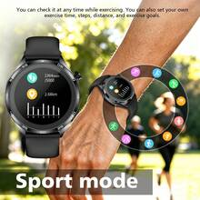 Jam Tangan Pintar Layar Bulat HD 2026, Tali Jam Modis, Jam Tangan Digital Bergaya, Mendukung Kontrol Panggilan dan Musik, Jam Tangan Olahraga Unisex - MultiWarna - View 5