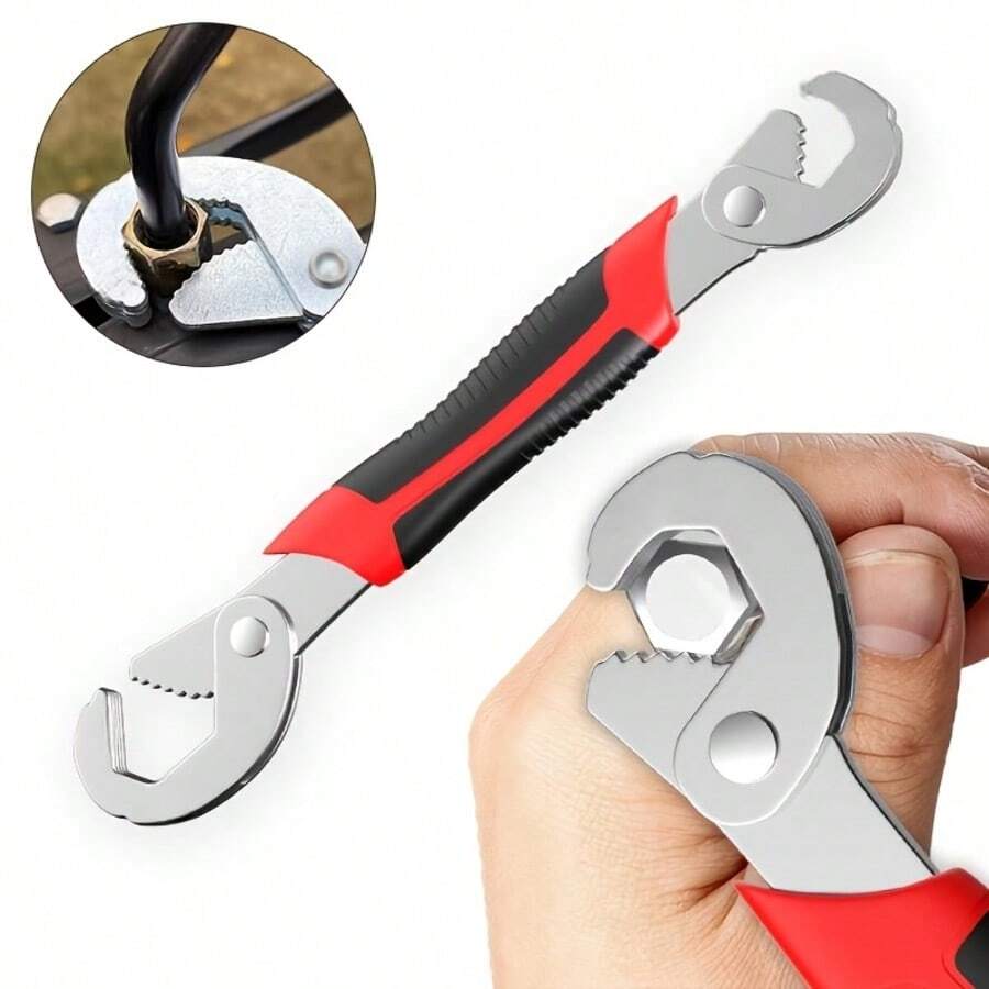 Multi-Purpose Adjustable Wrench Set, Double Head Open End Spanner, Universal Hand Tool For Home Plumbing Car Repair
