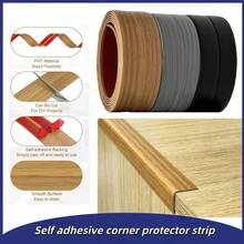 1pc 2m/78.74in Self Adhesive Wall Corner Protector Peel And Stick Flexible Corner Moulding Trim Floor Transition Strip Ceiling - Multicolor - View 2