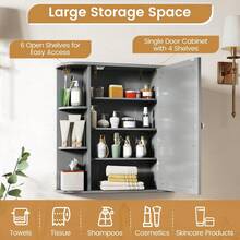 Over-The-Toilet Storage - Grey - View 3