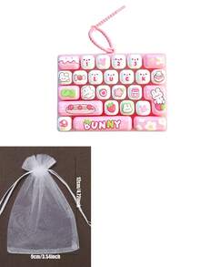 25-Key Mini Mechanical Keyboard Keychain In 4 Colors, Creative Keyboard Bag Pendant, Backpack Charm, Key Ring Holder,It Is The Best Gift For A Friend. - Multicolor - View 15