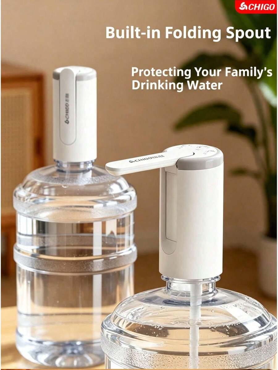 Electric Water Pump For Bottled Water, Automatic Water Dispenser For Purified Water, MX-H17 - Off-white - View 1