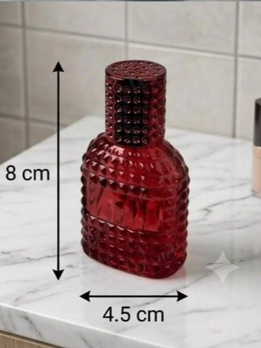 Vidro 30ml Perfume C/Valvula Spray R.F240 Vermelho - 1PC - Visão 1