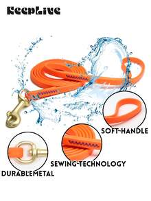 Thickened Extra Long Pet Dog Leash, Training Dog Leash, Waterproof Durable Stitched Dog Leash Suitable For All Dog Breeds, Outdoor Yard Walking Hiking Daily Use - Multicolor - View 7
