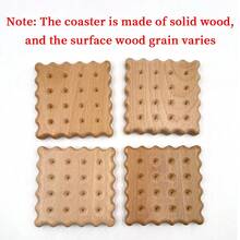 1PC/2PCS/3PCS/4PCS Solid Wood Checkerboard Coffee Cup Coasters, Creative Square Coasters Antibacterial & Mold-Resistant Heat-Insulating Tea Trays Cake Trays, Tea Cup Coasters Small Trays Suitable For Home, Office, Tea Room Use - Multicolor - View 12