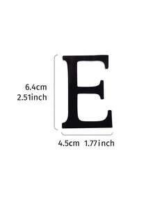 1 pcs Alfabet Bahasa Inggris Dekorasi Kerajinan Hitam DIY Dekorasi Rumah - Hitam - View 27