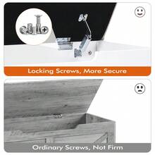 Storage Benches & Ottomans - White - View 10