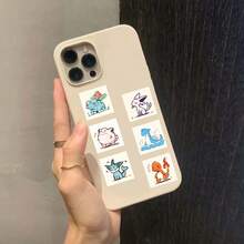 500pcs Roll Stickers, 2.5cm Round, Square, Rectangular, Waterproof Self-Adhesive Paper Cartoon Label Stickers, Hand-Drawn Sketch & Classic Print Reward Stickers, Suitable For Classroom Rewards, Gift Sealing, Scrapbook DIY Crafts, Birthday Party Favors - Multicolor - View 4