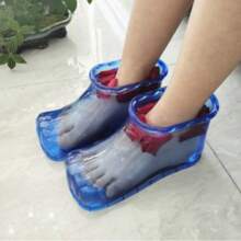 1pc/2pcs Portable Foot Bath Basin, Hot Compress Massage Foot Soak Storage Box, Hot Water Immersion To Relieve Foot Fatigue, Lightweight And Easy To Carry, Home And Travel Foot Care Accessory (Price For 1pc, Not 1 Pair) - Multicolor - View 2