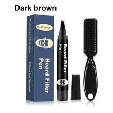Lápiz Rellenador de Barba East Moon - Desmontable y fácil de usar, el lápiz rellenador crea sin esfuerzo una barba y una línea de cabello densas. - Negro - Ver 5