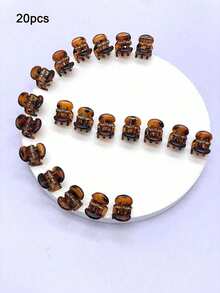 Mixed Color Mini Hair Clips, Strong Grip Decorative Hair Clips, Suitable For Bangs, Women's Daily Hair Accessories, Back To School And Halloween Essentials - Multi-color - View 8