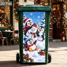 Cute Dachshund Cartoon Trash Can Sticker, Waterproof Removable Vinyl Trash Can Decal, Peel And Stick Weather-Resistant Outdoor Yard Front Porch Trash Can Decoration, Rental Friendly DIY Garden Storage Bin Decor, Gift For Dog Lovers - Cute Dog Outdoor Bucket Sticker - View 16