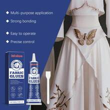 Fabric Adhesive Glue, Multi-Purpose Fabric Glue, Clothing Pattern Bonding Agent, Soft Adhesive - A - View 8