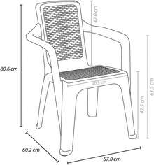 Outdoor Table & Chair Sets - Brown - View 7