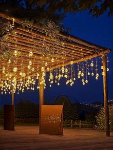 1pc Wish Ball String Lights, USB Powered, Wall-Mountable, Plastic Material, Suitable For Home Gatherings, Parties, Indoor Holiday Decor, Car Decor, Room Decor, Mother's Day Gift - M20-wishing Ball Curtain Lights - View 11