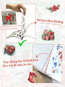 DanSoul 20pcs Large Christmas Stickers, Pre-Cut Matte PET Stickers For Scrapbooking, Collage, Bullet Journal, Planner, Art Crafts - Winter Joy - View 7
