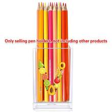 Acrylic Makeup Brush Storage Case Pen Holder Desktop Office Pen Box Study Stationery Organizer Box Dressing Table Storage Brush Holder Suitable For Home School Office Holiday Gift Initial Name 26 Letters Pattern - Transparent - View 15