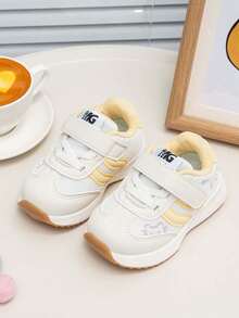 Baby Mesh Walking Shoes, Hook And Loop Anti-Slip Children's Sports Shoes - Yellow - View 3
