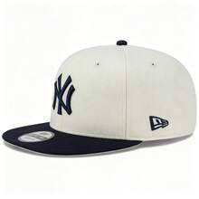 New Era 9FIFTY Snapback Adjustable Flat Brim Baseball Cap For Men Women Casual Hat 72419 - Off-white - View 2