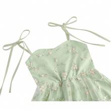 Women Short Dresses - Green - View 7