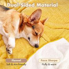 Dog Calming Blanket, Waterproof Pet Blankets For Couch Cage Bed,Pet Blanket For Dogs - Multicolor - View 9