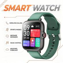 QAGSFLC Smart Watch, Men's And Women's Comfortable Silicone Strap Sports Smartwatch, Upgraded Version With Wireless Calling, Pedometer, Calorie Counter, Activity Tracking, Multiple Sports Modes, Remote Camera Control, Music Playback Control, Alarm Reminder, Message Notification, Multifunctional Sports Smartwatch, 1.83-Inch HD Full Screen Touch, Compatible With Android And IOS System Phones, Suitable As A Holiday Gift - Multicolor - View 11
