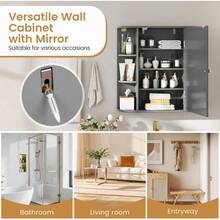 Over-The-Toilet Storage - Grey - View 7