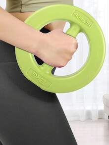 1pc Women's Dumbbell Fitness Home Equipment Ring-Shaped Small Dumbbell For Yoga Arm Muscle Training (Random Color) Halloween - Multicolor - View 4
