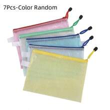 7/10 Grid Mini PVC Pouch | Random Color, Classic Small Wallet, Card Holder, Earphone Bag, Access Card Holder, Office Supplies, Small Accessories Bag - Multicolor - View 10