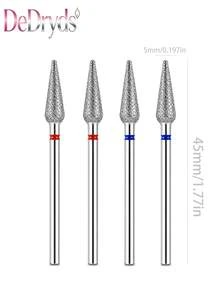 DeDryDS 4/20pcs Nail Drill Bits, Suitable For Electric Nail Polishing Milling Machine, Remove Burrs, Gel Rotary Grinding Equipment Accessories - Multicolor - View 5