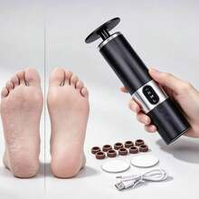 1200mAh Professional Electric Foot Exfoliator, Type-C Interface And LCD Display, Equipped With 20 Adjustable Sandpaper Grinding Discs, One-Touch Easy Operation, Suitable For Beginners, Unisex Foot Care Tool - View 5