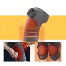 USB Rechargeable Knee And Shoulder Massager - Heating And Vibration Functions, Suitable For Joints, Legs And Shoulders - Odorless Plastic - View 6