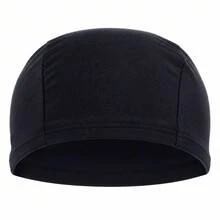 1pc New Black Thin Outdoor Cycling Cap - Black - View 1