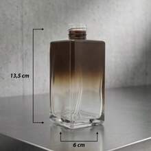Vidro 250ml Square Marrom - 1PC - Visão 5