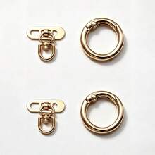 2-In-1 Compact Mini 360° Rotating Ultra-Thin Stainless Steel Phone Lanyard Clip + Ring Buckle, Multi-Color DIY Side-Hang Single-Hole Metal Connector Plate, Anti-Drop Finger Strap Phone Charm Decor, Creative Personalized Phone Lanyard Connector, Phone Case Back Adhesive Pad Fixed Bracket Universal Phone Accessory - Multicolor - View 15