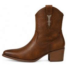 Women Ankle Boots & Booties - Brown - View 3