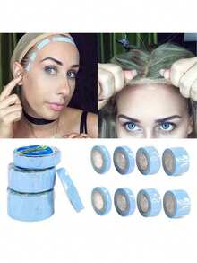 Waterproof Lace Front Wig Tape, 3 Yards - Double-Sided Adhesive For Secure Hold On Wigs And Extensions - Strong, Flexible Hold - Waterproof Lace Front Wig Tape - Strong Bond, Double-Sided Support For Extensions And Wig Pieces, Halloween - View 2