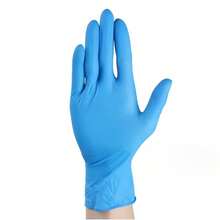 Blue Nitrile Disposable Protective Gloves, High Elasticity, Snug Fit, Powder-Free Design, Lightweight, Soft And Comfortable, Hand Isolation Gloves For Nail Salon And Beauty Operations, Multiple Sizes Available, Makeup Accessories, 100/50/2pcs - Blue - View 10