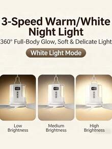 1pc Multifunctional Camping Fan With LED RGB Light, Rechargeable Tent Fan With Tripod Stand And Hook, Remote Control 4-Speed Portable Fan, Suitable For Outdoor Camping, Bedroom, Dorm - Multifunctional Ceiling Fan Light - View 10