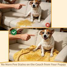 Dog Calming Blanket, Waterproof Pet Blankets For Couch Cage Bed,Pet Blanket For Dogs - Multicolor - View 8