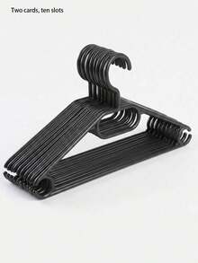 Super life 5/10/15-Pack Non-Slip Plastic Hangers – Slim, Space-Saving Design – Durable Standard Hangers For Shirts, Skirts, And Jackets – Essential For Home Storage - Multicolor - View 13